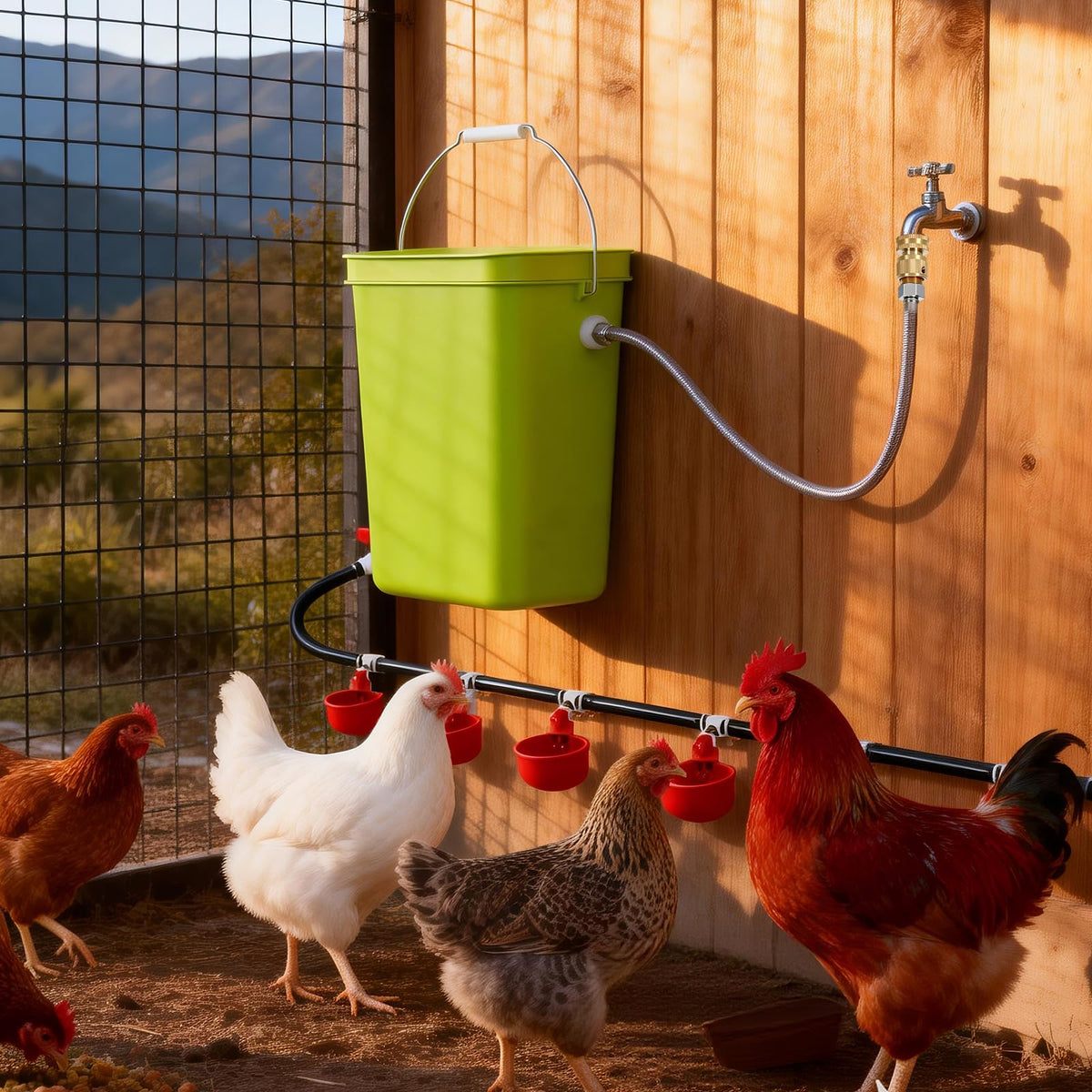 Automatic Chicken Waterer Set I2652