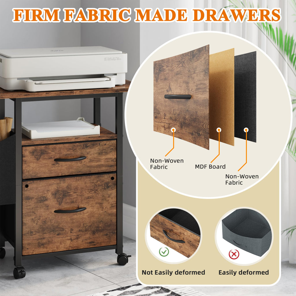 2 Drawer Mobile File Cabinet M499552