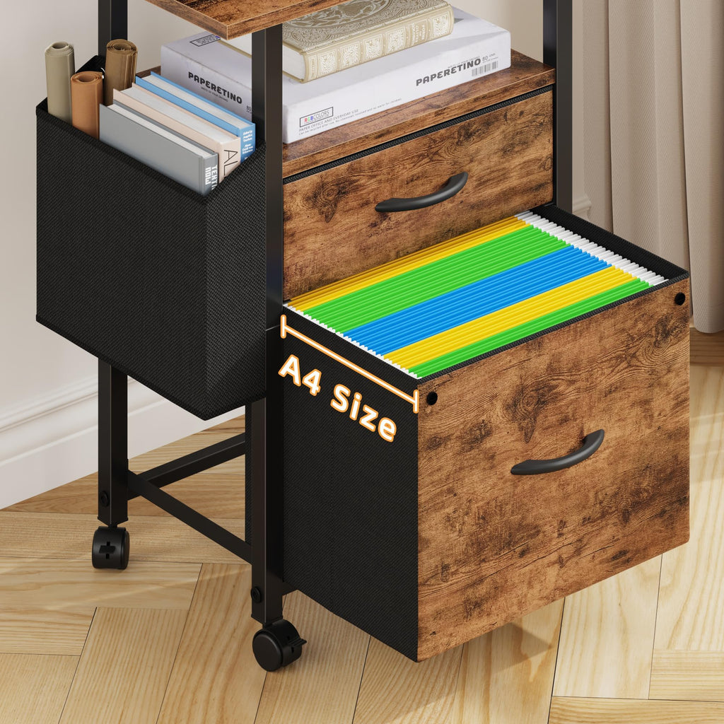 2 Drawer Mobile File Cabinet M499552