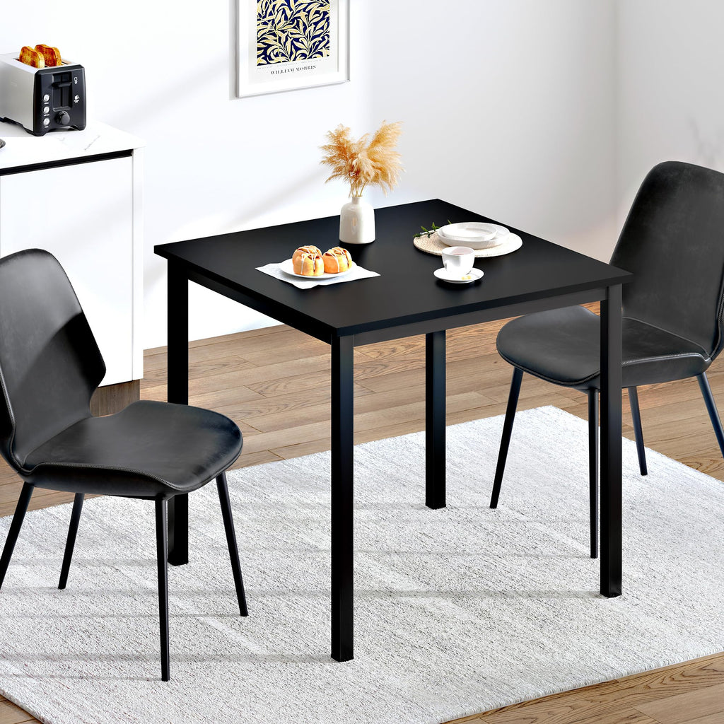Small Square Dining Table 31.5inch Black T80671