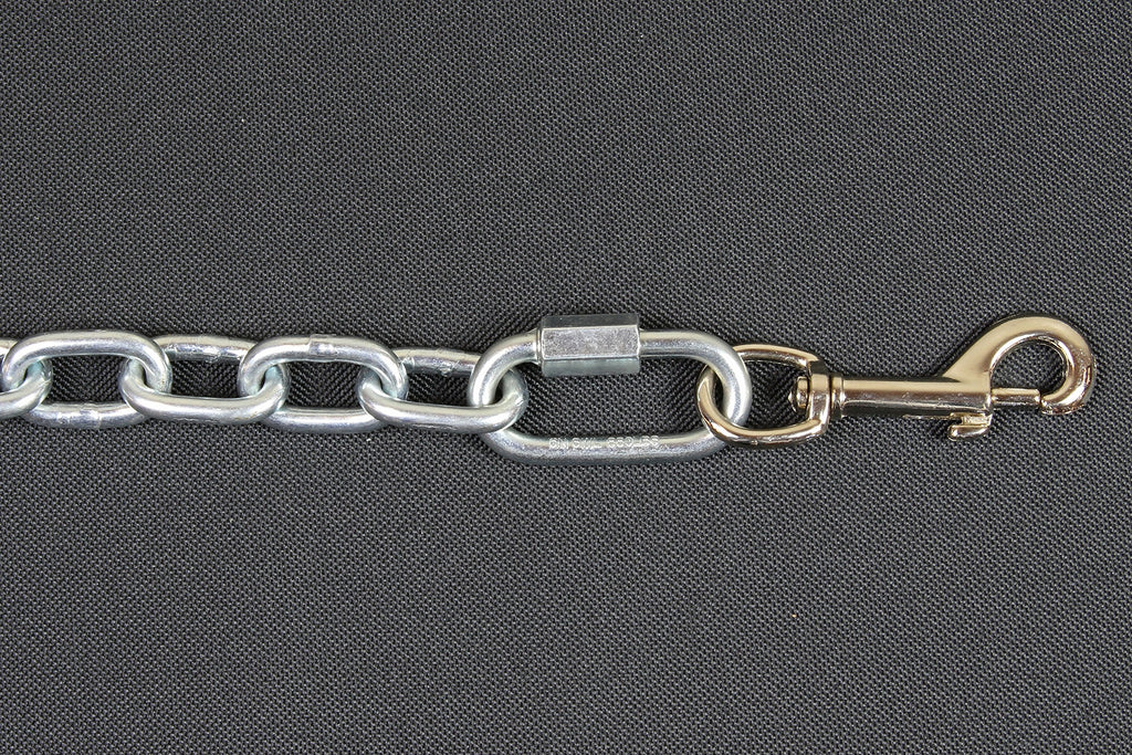 Chew Proof Dog Tether Chain with Tie Down J99974