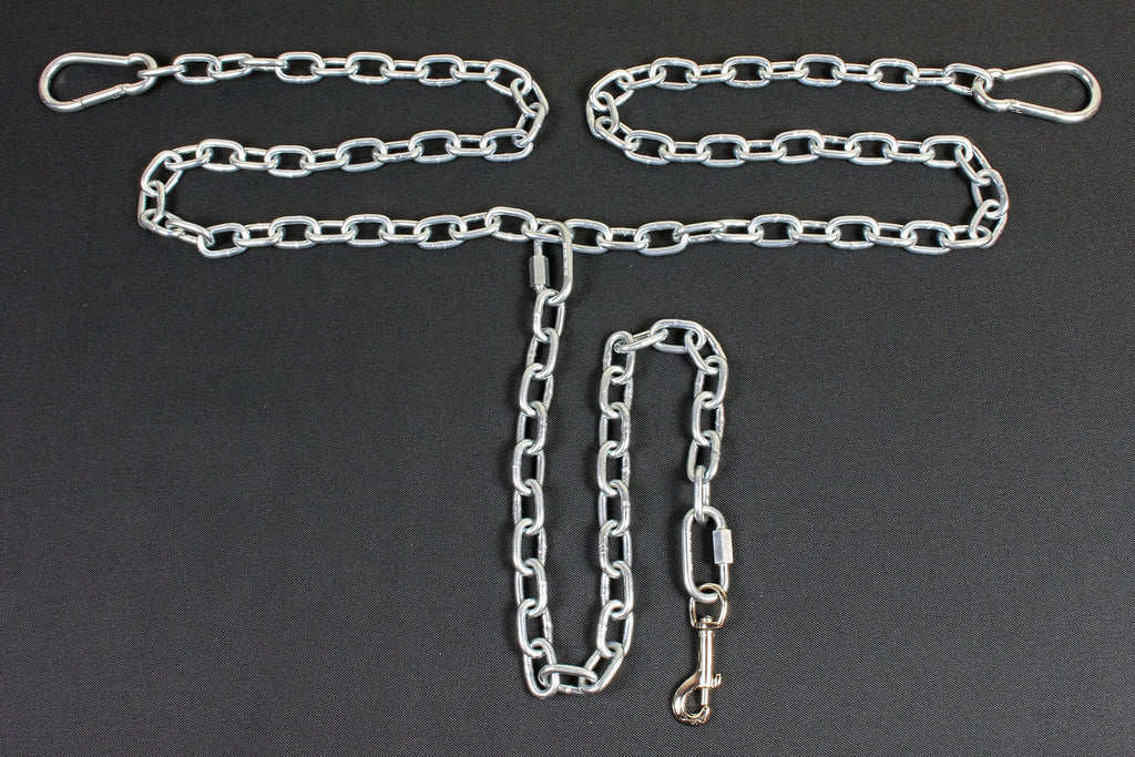 Chew Proof Dog Tether Chain with Tie Down J99974